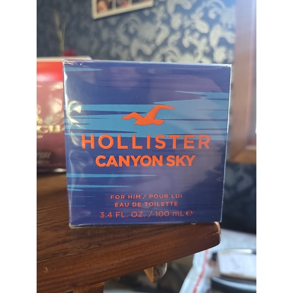 Hollister Canyon Sky EDT Spray for Men,‎ 3.4 Oz